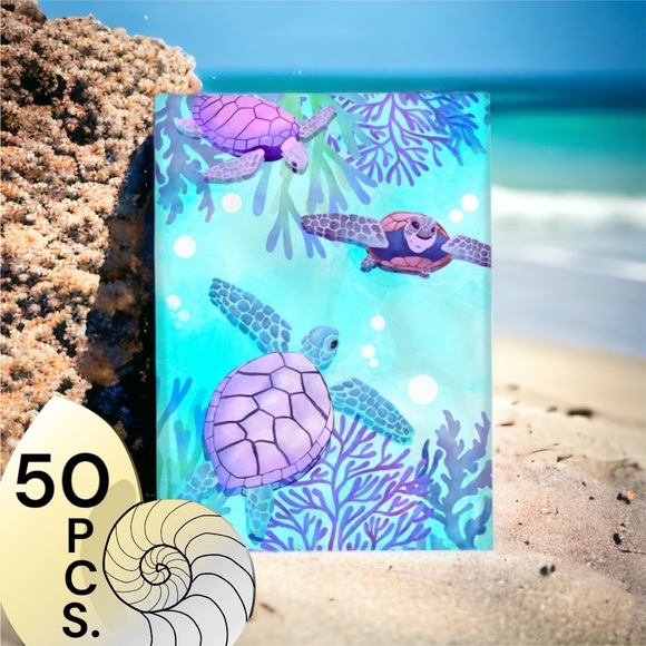 Other - 50 10X13 Poly Mailers Turtles Ocean Shipping Bags Envelopes Bags PRICE IS FIRM